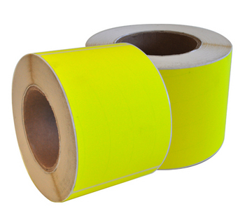 125mm x 120M Fluorescent Yellow Laser Paper Perm