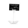 CRISTAL PRICE TICKET STANDS (80 MM HEIGHT) - 1 set of 25 units