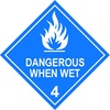 Dangerous When Wet 4 - Dangerous goods labels