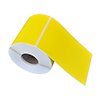 Direct thermal label 99x148mm - Tinted Yellow